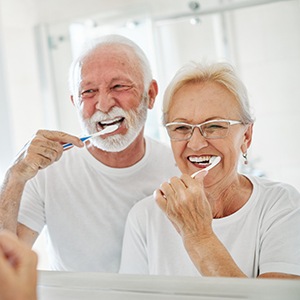 One of the health benefits of dental implants is the ease of caring for your oral and overall health